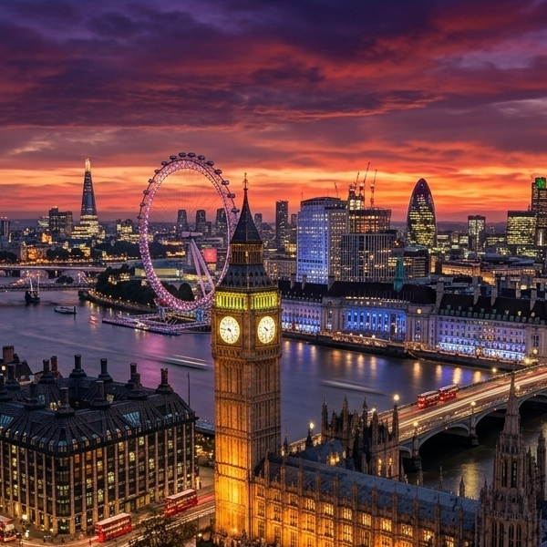 London illustration for the registry